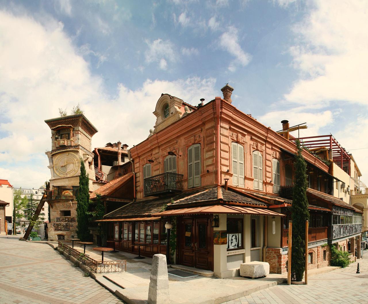 Clock and puppet theatre