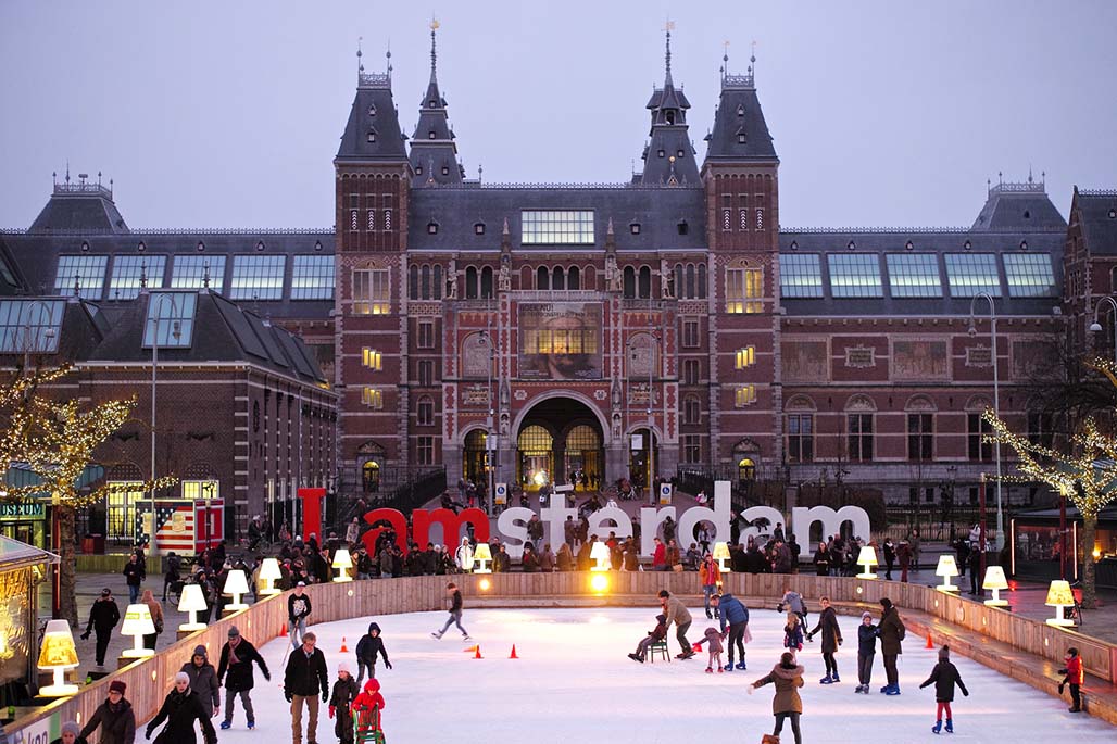 I amsterdam skating ring