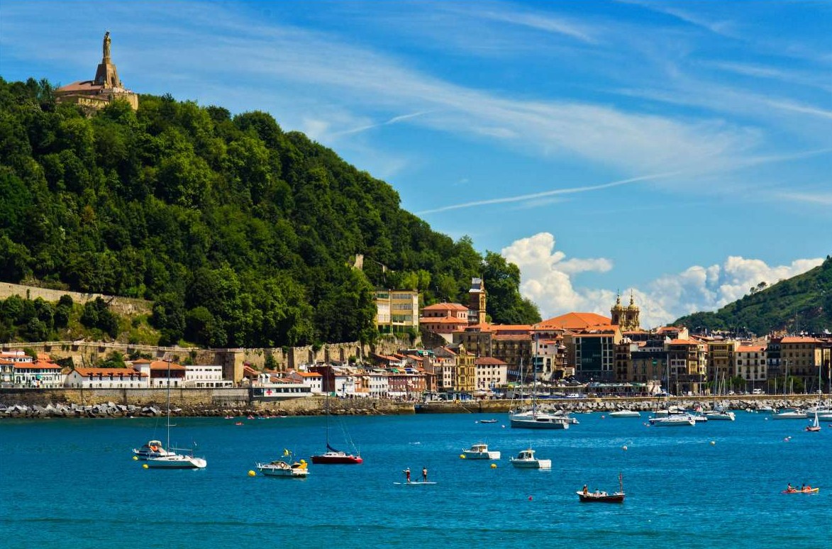 Port and Mount Urgull, San Sebastián